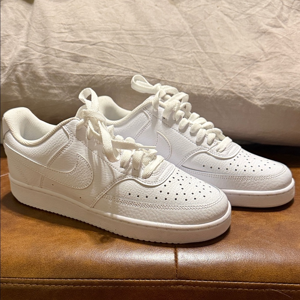 Nike All-White Low-Top Sneakers